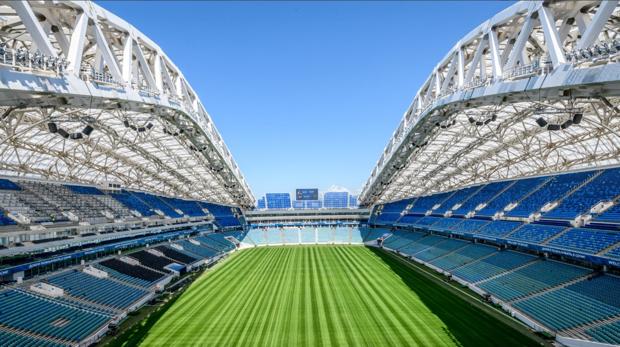 Imagen del estadio Fisht del Mundial de Rusia 2018