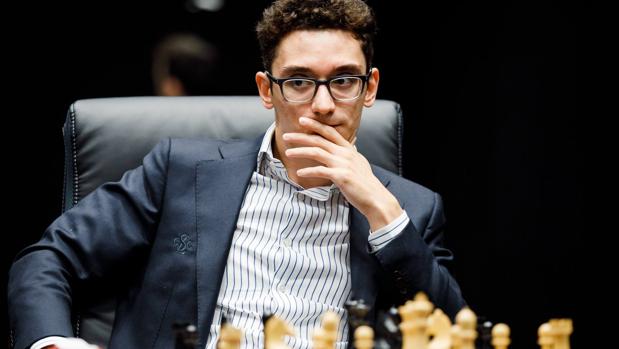 Fabiano Caruana, en la novena partida del Mundial de Ajedrez