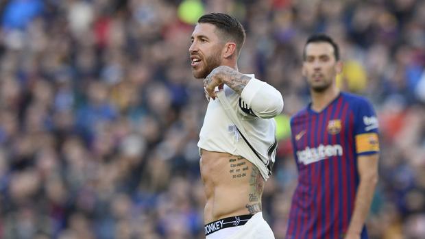 Ramos y Busquets, en el último Barcelona-Real Madrid de Liga