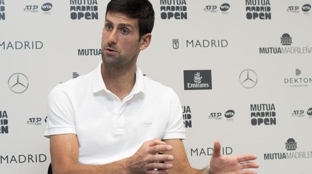 Novak Djokovic, durante la entrevista con ABC