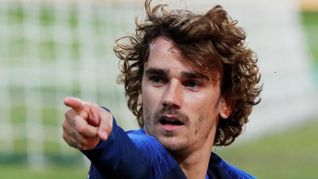 Griezmann en el partido de la selección francesa ante Bolivia