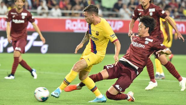 Carles Pérez, goleador del Barcelona