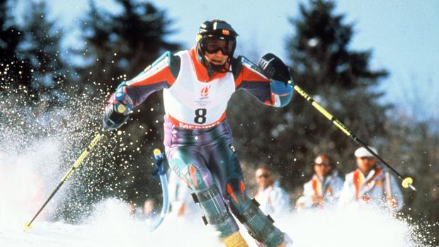 Blanca Fernández Ochoa, en una competición en 1994