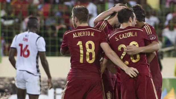 España se impuso a Guinea Ecuatorial en 2013