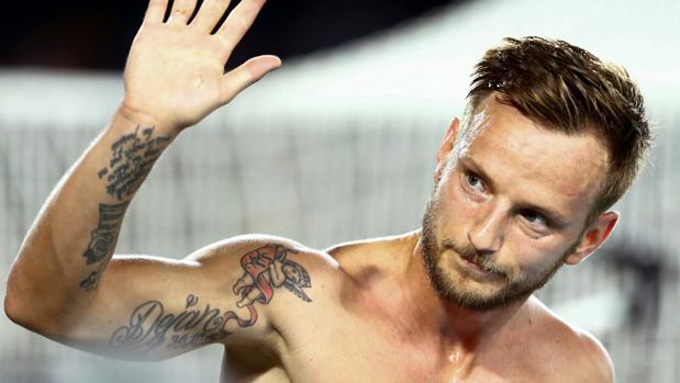 Ivan Rakitic tras un partido con el Barcelona