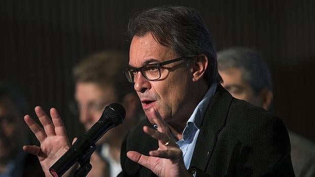 El presidente en funciones de la Generalitat, Artur Mas