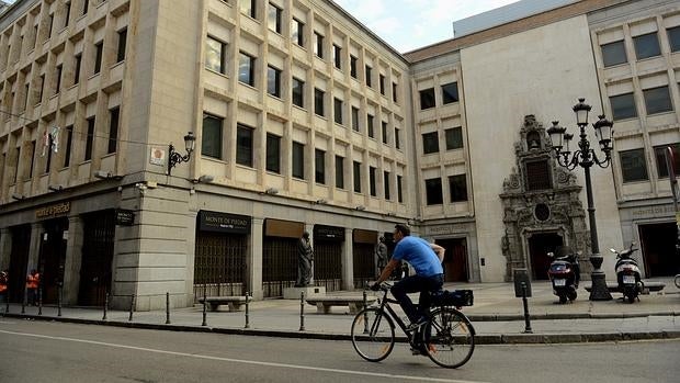 Edificio Fundación Montemadrid en el centro de Madrid