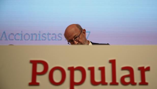 El presidente del Banco Popular, Emilio Saracho,