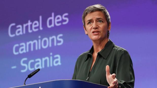 La comisaria de Competencia de la CE, Margrethe Vestager