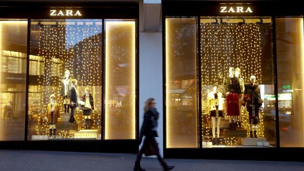 Escaparate de Inditex en Zurich