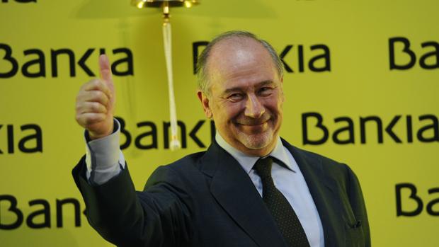 Rodrigo Rato, el día de la salida a Bolsa de Bankia en julio de 2011