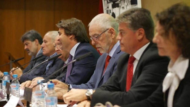 Los vicepresidentes de Plataforma Pymes en la presentación