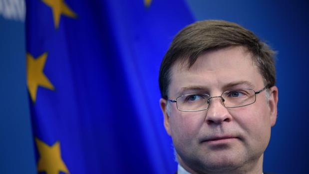 El vicepresidente de la Comisión para el Euro, Valdis Dombrovskis
