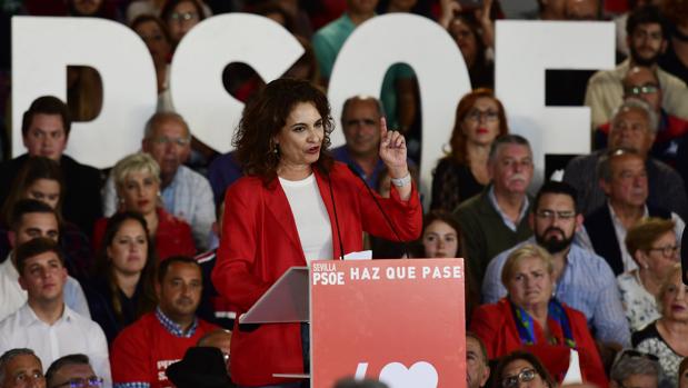 María Jesús Montero, ministra de Hacienda en funciones