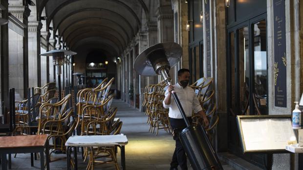 Restaurante de la Plaza Real en Barcelona