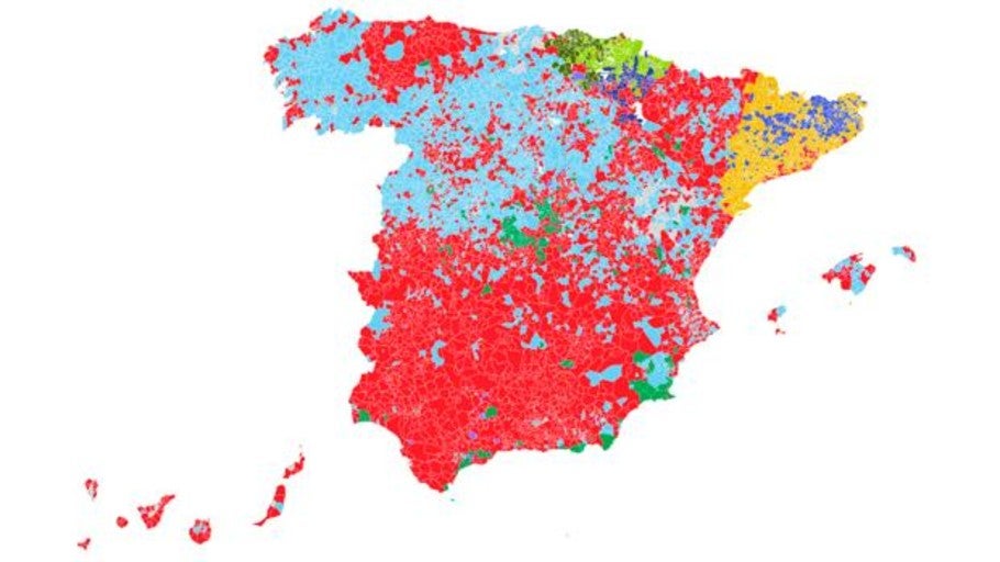 El mapa de los resultados de
