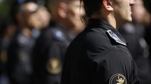 Un miembro de las UCS de la Policía Municipal