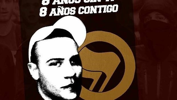 Cartel de la marcha organizada por amigos y compañeros