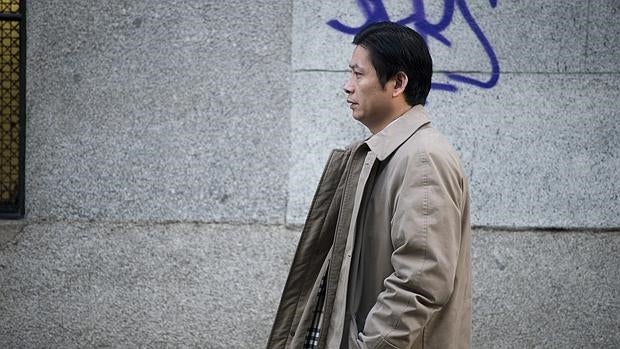 Gao Ping acudiendo a la Audiencia Nacional Madrid hace dos años