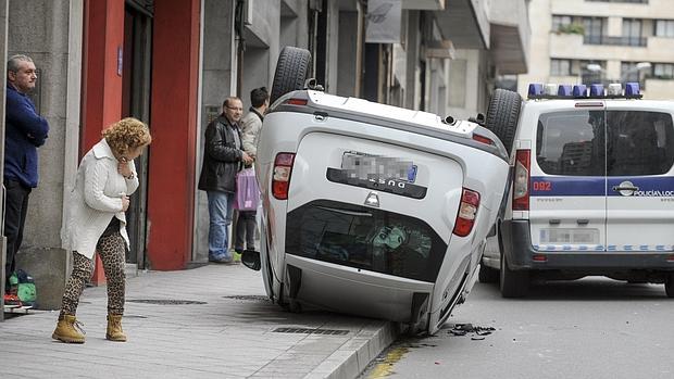 Un reciente accidente de tráfico ocurrido en Orense