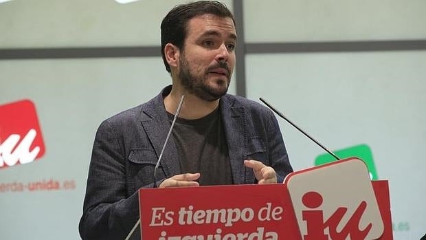 Alberto Garzón, líder de IU
