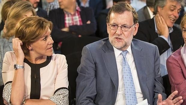 María Dolores de Cospedal y Mariano Rajoy