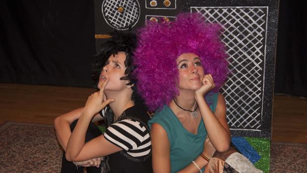 Las dos protagonistas, en una escena de la obra