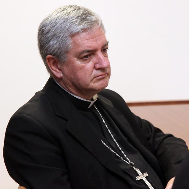 Monseñor Marc Aillet, durante su breve estancia en Santiago de Compostela