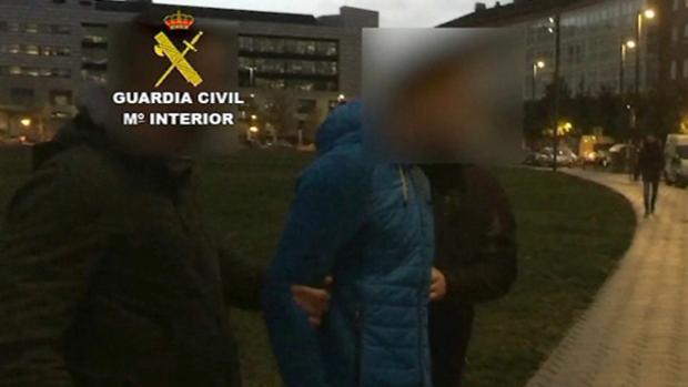 Fotografía facilitada por la Guardia Civil de uno de los ocho detenidos en la operación policial contra los autores de la agresión a dos guardias civiles en Alsasua
