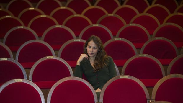 Irene Escolar, en el patio de butacas de El Pavón Teatro Kamikaze