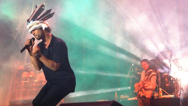 Jamiroquai, durante una de sus últimas actuaciones en España