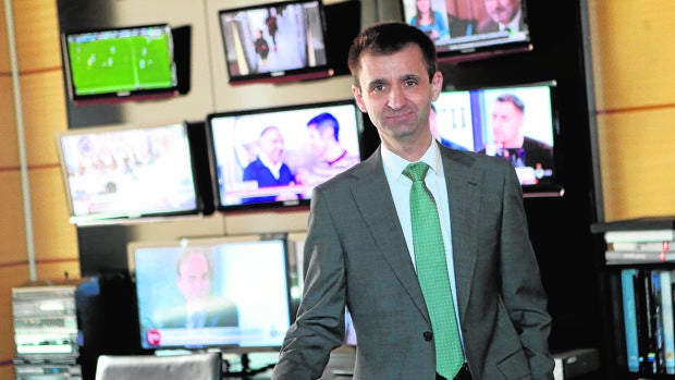 El nuevo director general de Telemadrid, José Pablo López Sánchez, posa para ABC