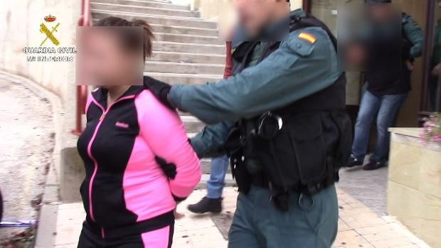 La menor fue rescatada por la Guardia Civil