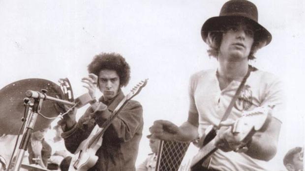 Componentes de Stu and Drak en Moya, Gran Canaria, en 1970