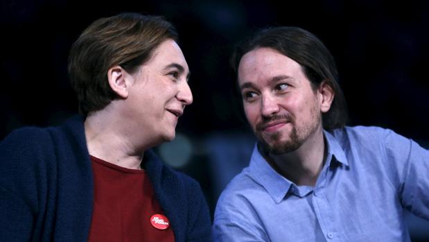 Ada Colau y Pablo Iglesias