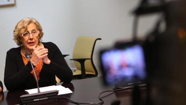 La alcaldesa de Madrid, Manuela Carmena