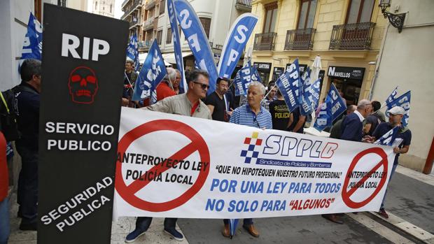 Imagen de la manifestación celebrada este miércoles en Valencia