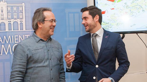 El alcalde Francisco Guarido y el socialista Antidio Fagúndez, en una imagen de archivo