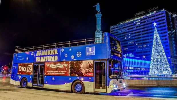 Vuelve Naviluz: salen a la venta las entradas para el bus de la Navidad en  Madrid
