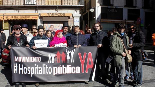 Diversos colectivos sociales llevan años reclamando la apertura del Hospitalito del Rey