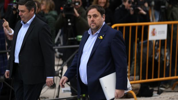 Oriol Junquers acude a declarar a la Audiencia Nacional el pasado 2 de noviembre