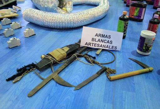 Detalle de algunas de las herramientas utilizadas