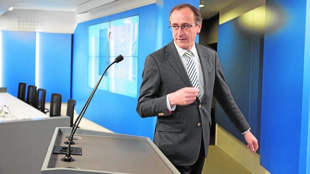 El presidente del PP vasco, Alfonso Alonso