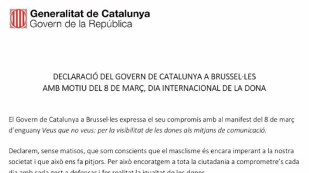 El expresidente de la Generalitat en su última mensaje difundido en las redes sociales