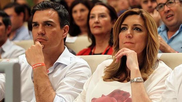 Pedro Sánchez y Susana Díaz