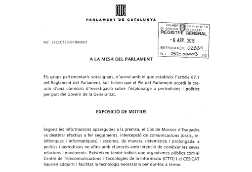 Extracto del texto presentado por Cs, PSC, PP y CeC