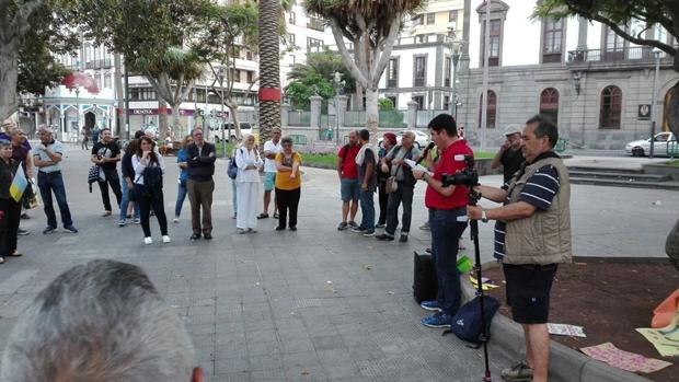 Acto del 15M en la capital grancanaria este 2018