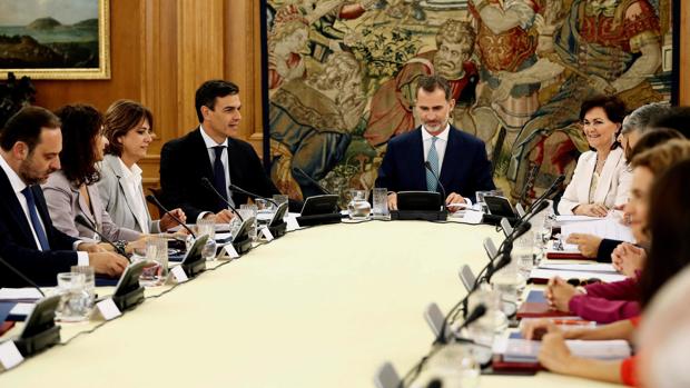 El Rey presidió la reunión del Consejo de Seguridad Nacional