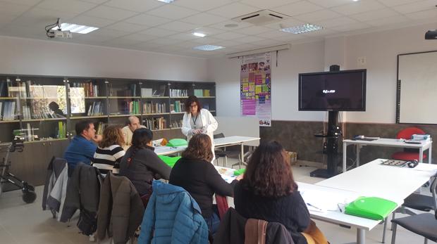 Grupo de alumnos de una formación realizada por la asociación Alzheimer León