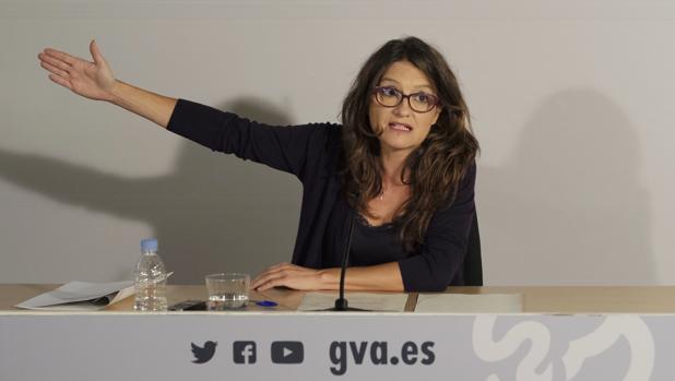 Imagen de la vicepresidenta de la Generalitat, Mónica Oltra
